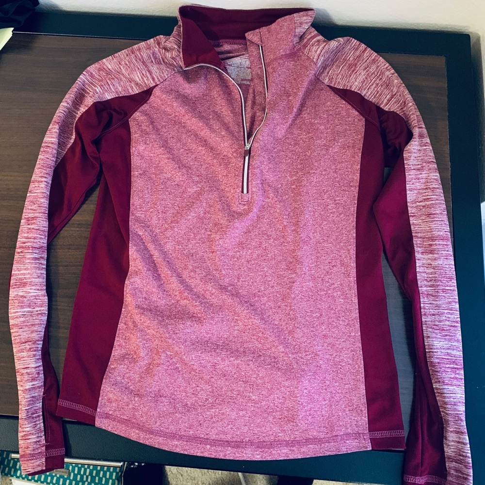 Kids three quarter zip up jacket